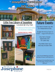July Newsletter
